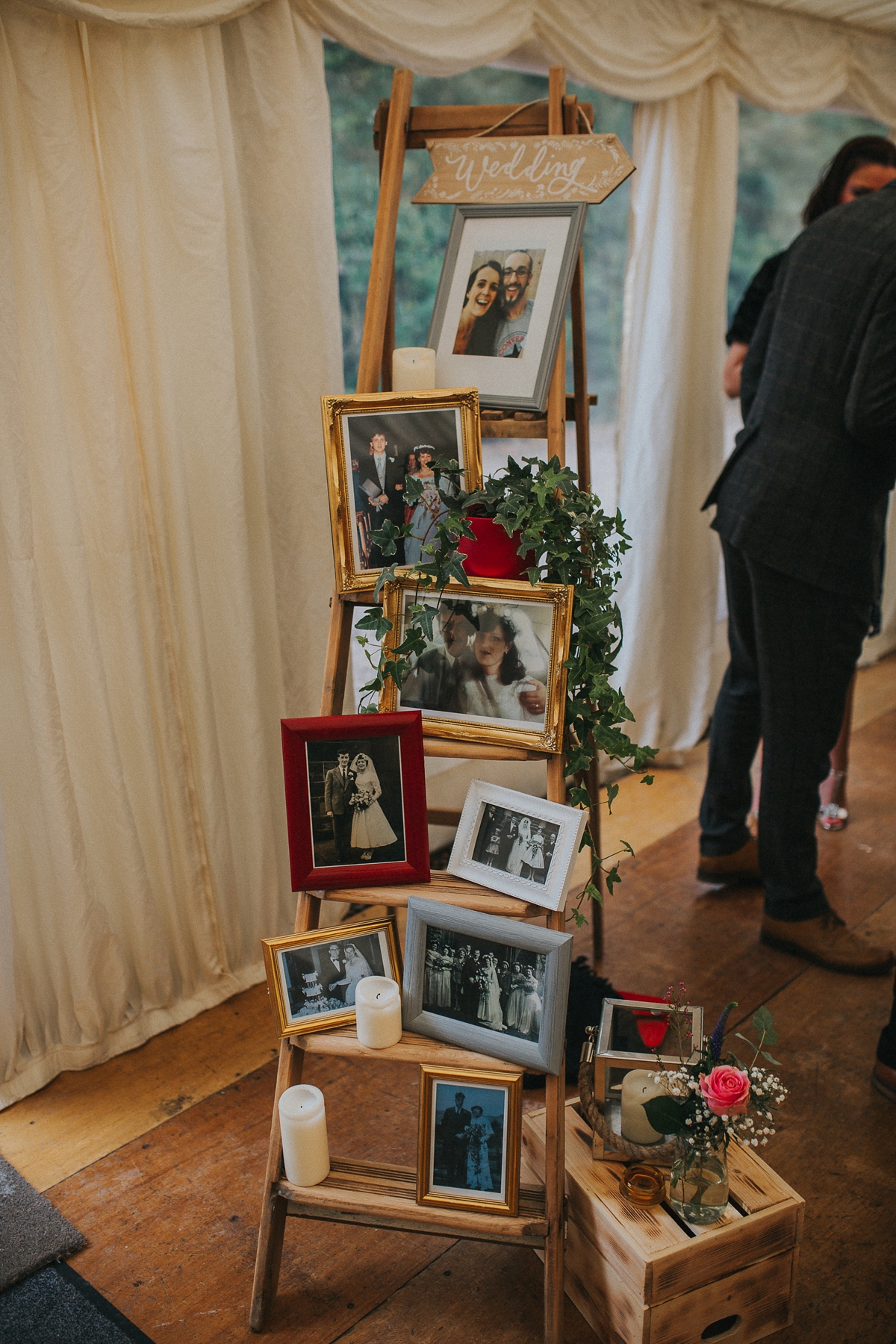 7 A backless St Patrick gown for a rustic and modern Scottish wedding