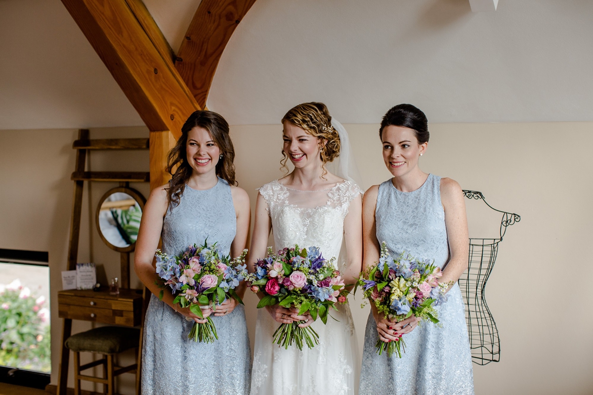 8 A Ronald Joyce gown for a romantic English country wedding in Devon