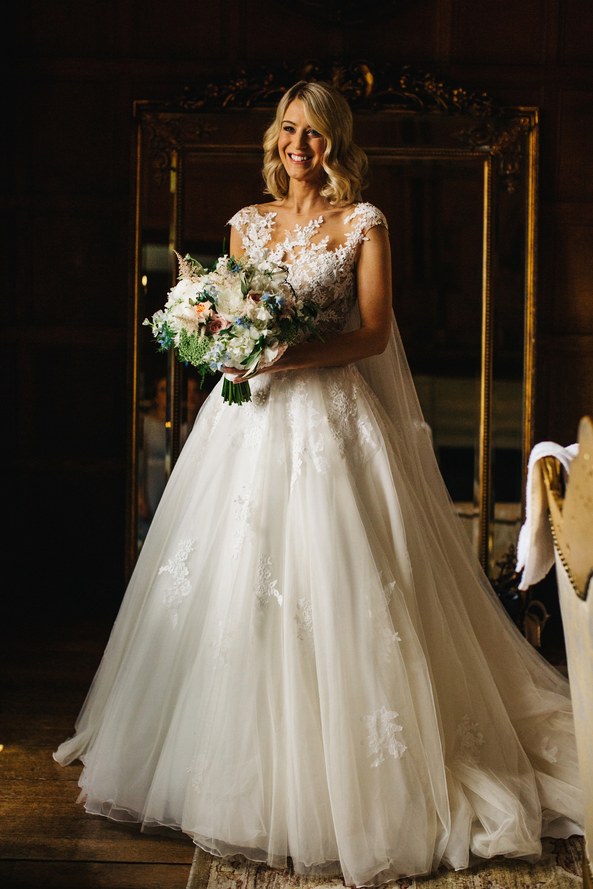 8 A glamorous Pronovias bride and her Hengrave Hall wedding in Suffolk 2