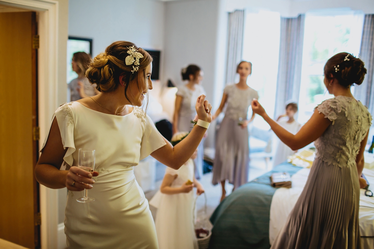 9 A 1930s inspired dress for a local wedding with an elegant industrial twist