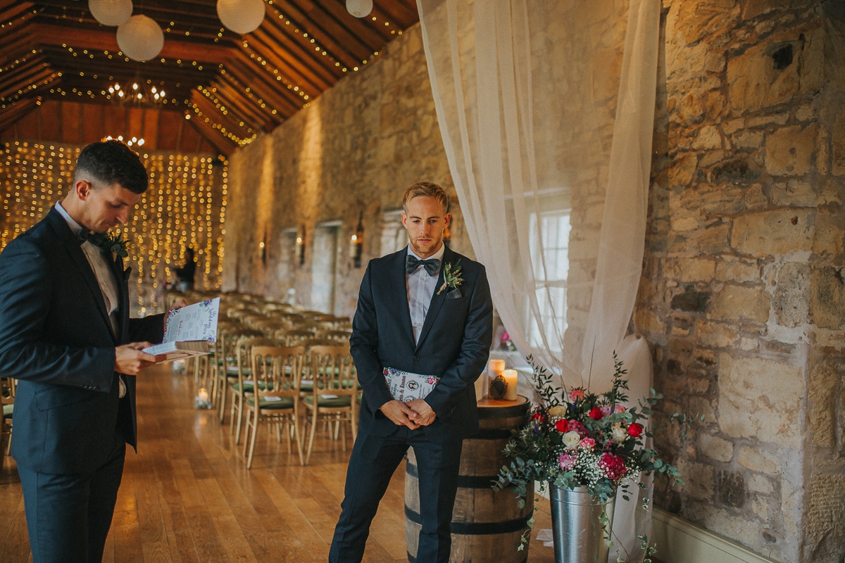 9 A backless St Patrick gown for a rustic and modern Scottish wedding