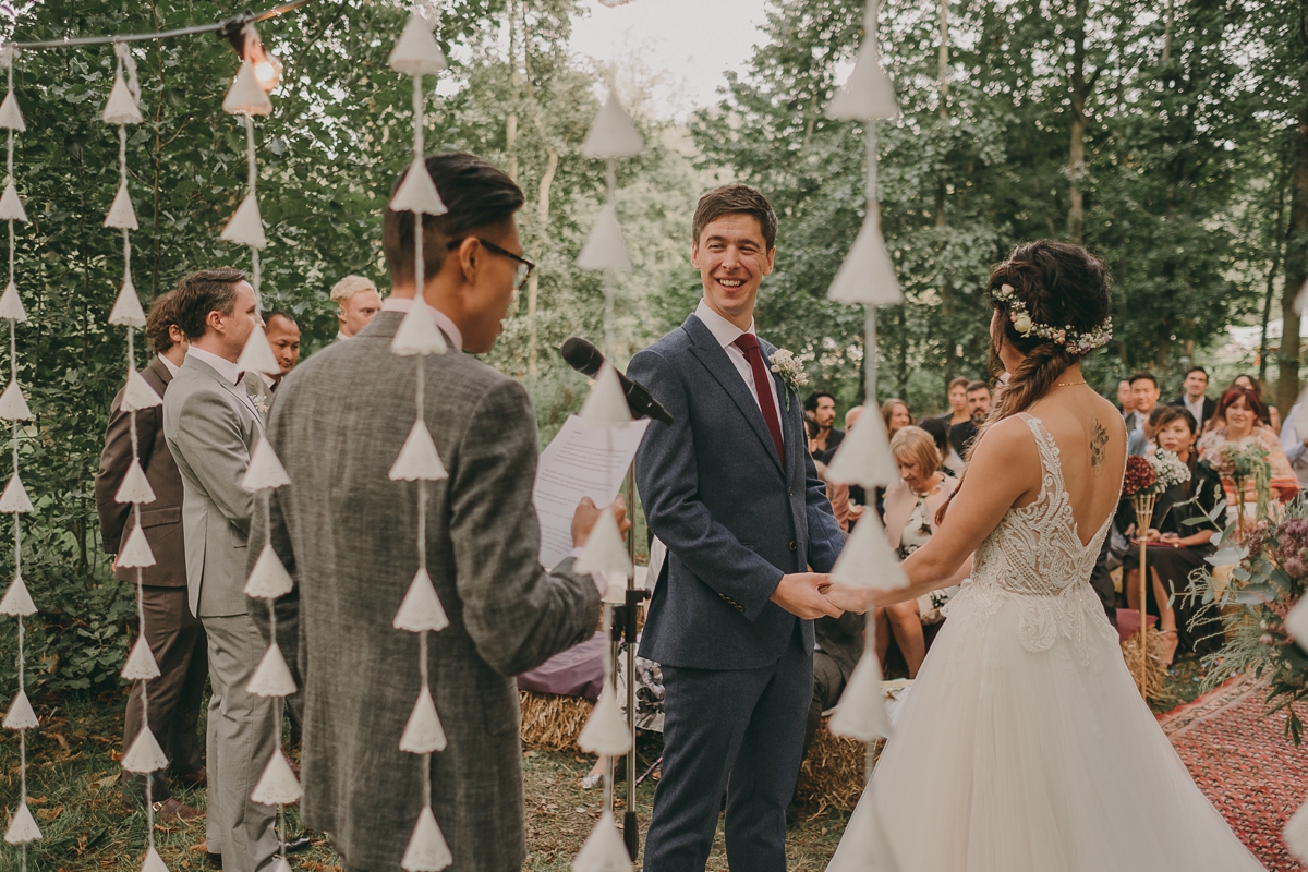 9 A festival inspired woodland wedding