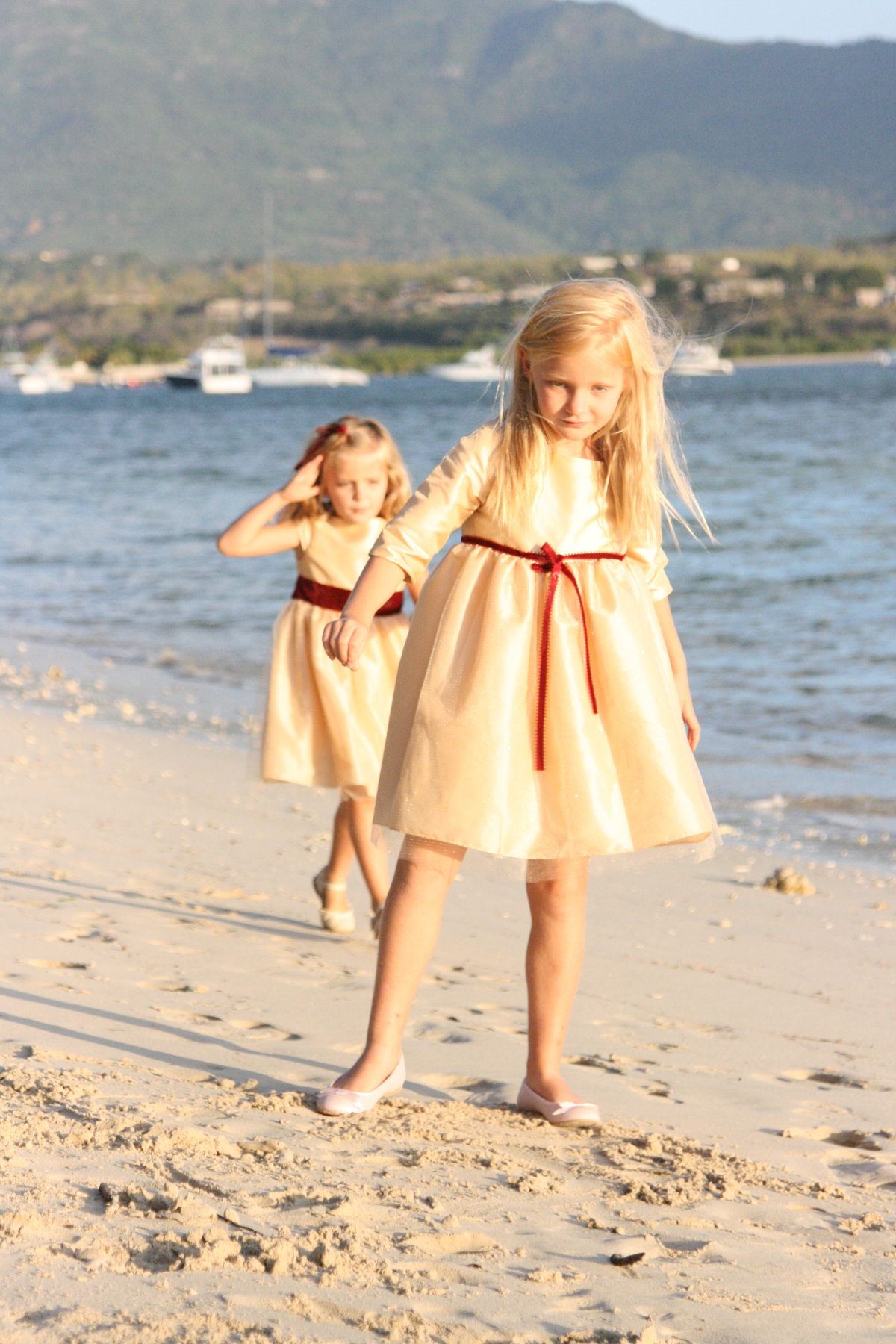 coast flower girl dresses