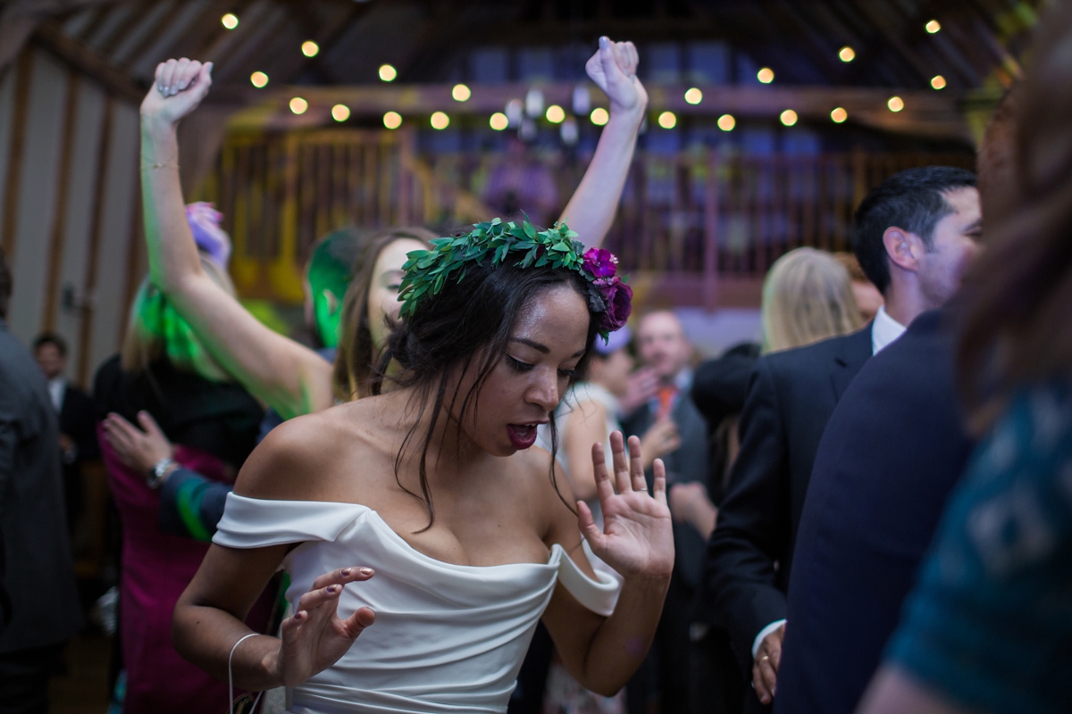 1 A Halfpenny London bride and her feathered skirt and Autumnal Suffolk wedding 1