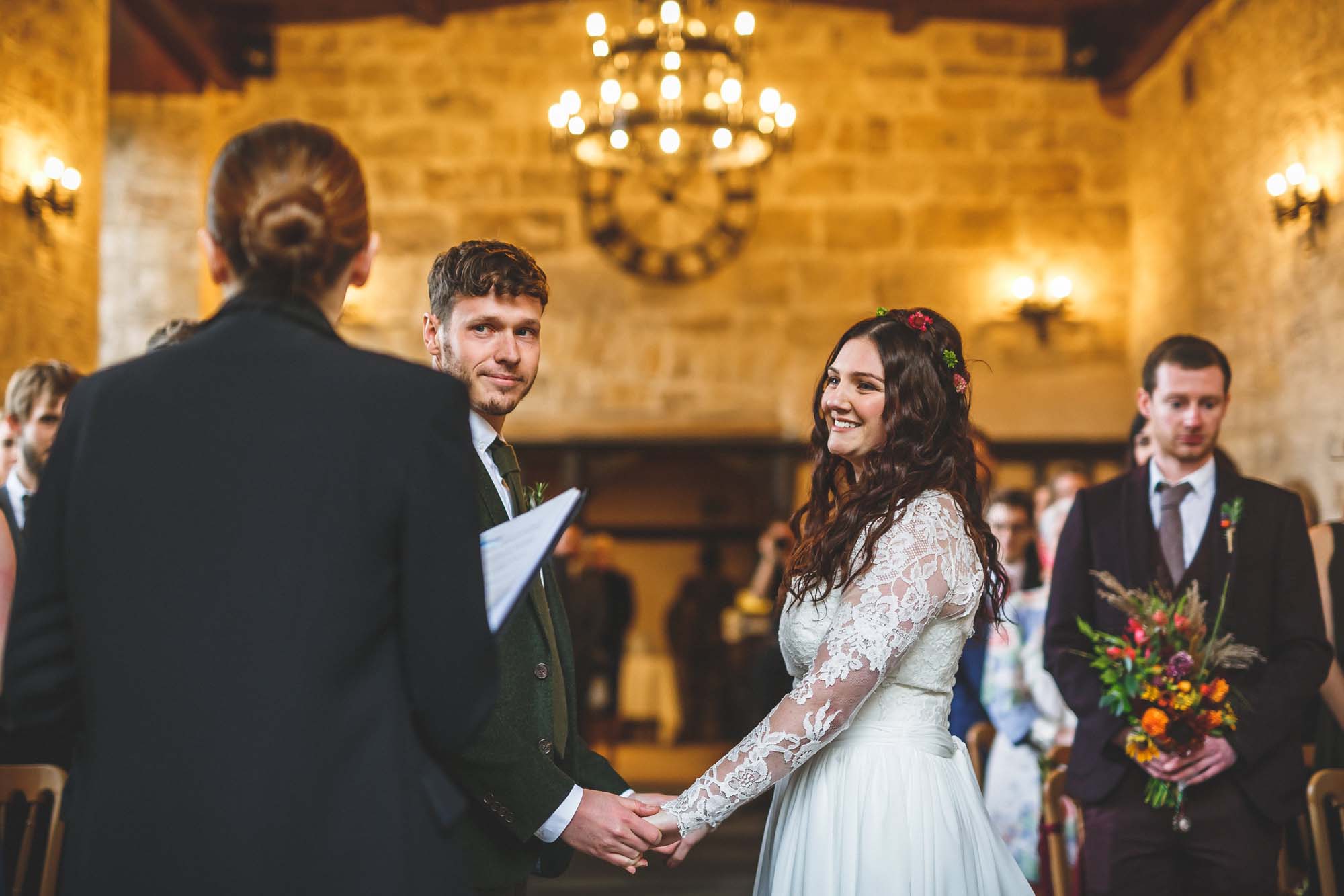 1 A colourful and delightful Yorkshire village hall wedding