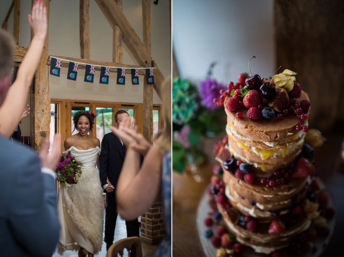 11 A Halfpenny London bride and her feathered skirt and Autumnal Suffolk wedding