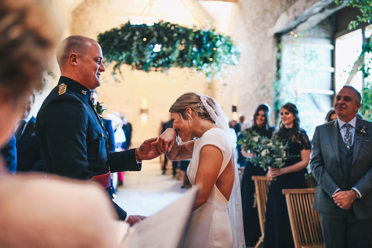 11 Pronovias winter barn Cotswolds wedding - Pronovias Elegance For a Timeless Winter Barn Wedding in the Cotswolds 11 Pronovias winter barn Cotswolds wedding