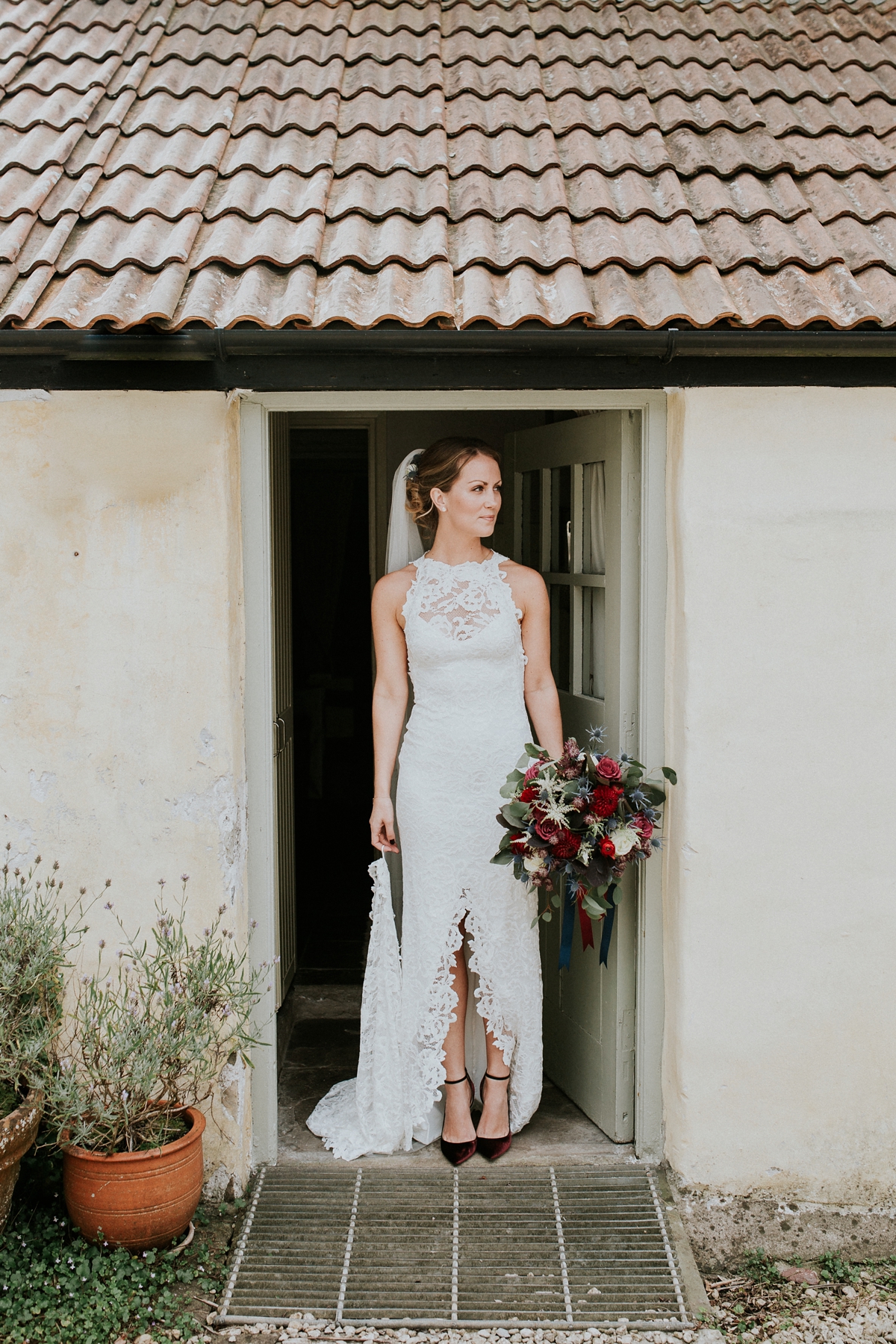 12 A Grace Loves Lace bride and her elegant Welsh castle wedding