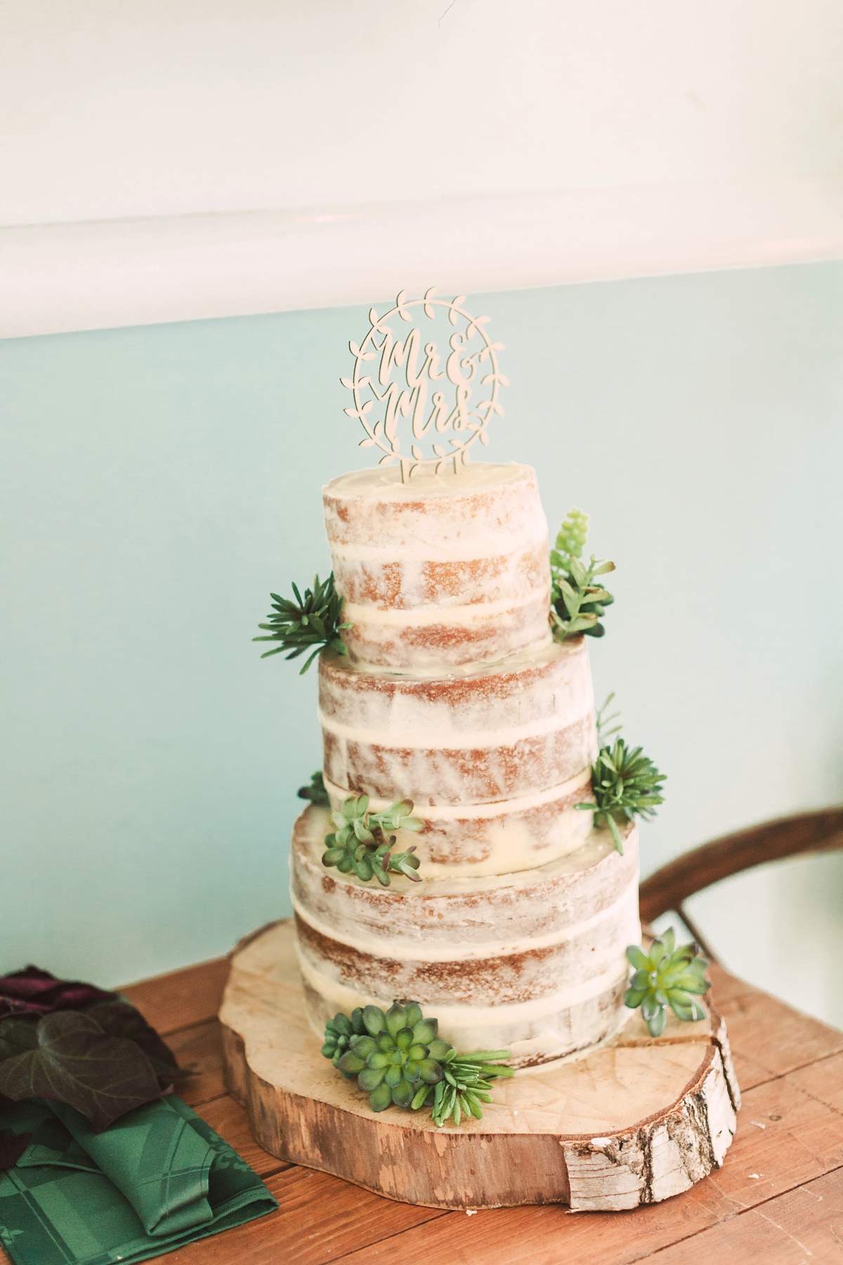 12 A botanical inspired village hall wedding