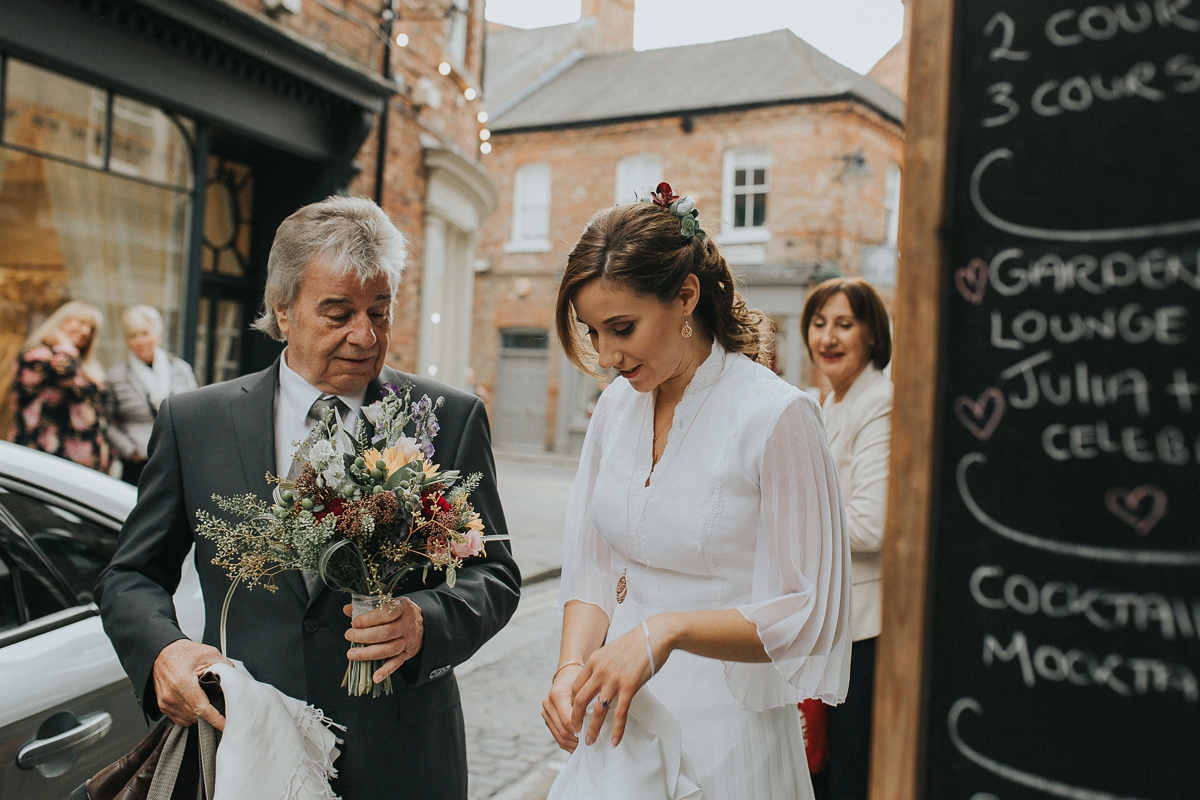 12 A vintage 1970s dress for an intimate and personal wedding in York