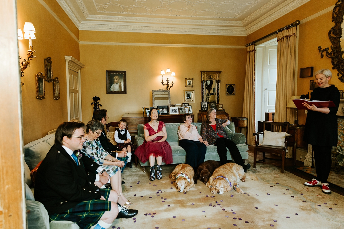 12 An intimate Scottish castle wedding