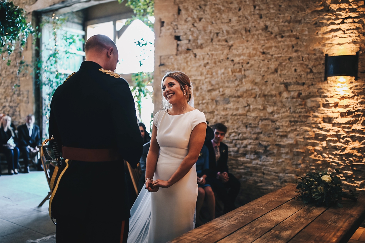 12 Pronovias winter barn Cotswolds wedding - Pronovias Elegance For a Timeless Winter Barn Wedding in the Cotswolds 12 Pronovias winter barn Cotswolds wedding