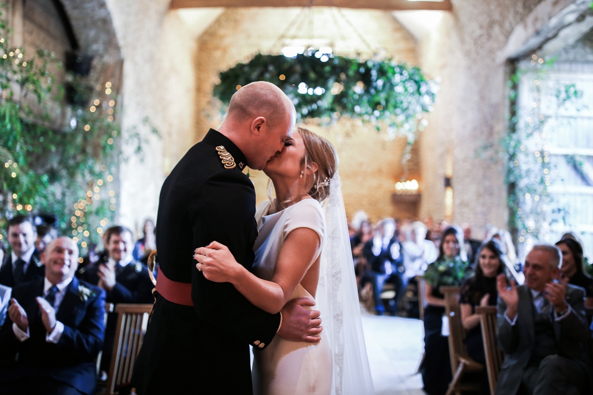 13 Pronovias winter barn Cotswolds wedding - Pronovias Elegance For a Timeless Winter Barn Wedding in the Cotswolds 13 Pronovias winter barn Cotswolds wedding