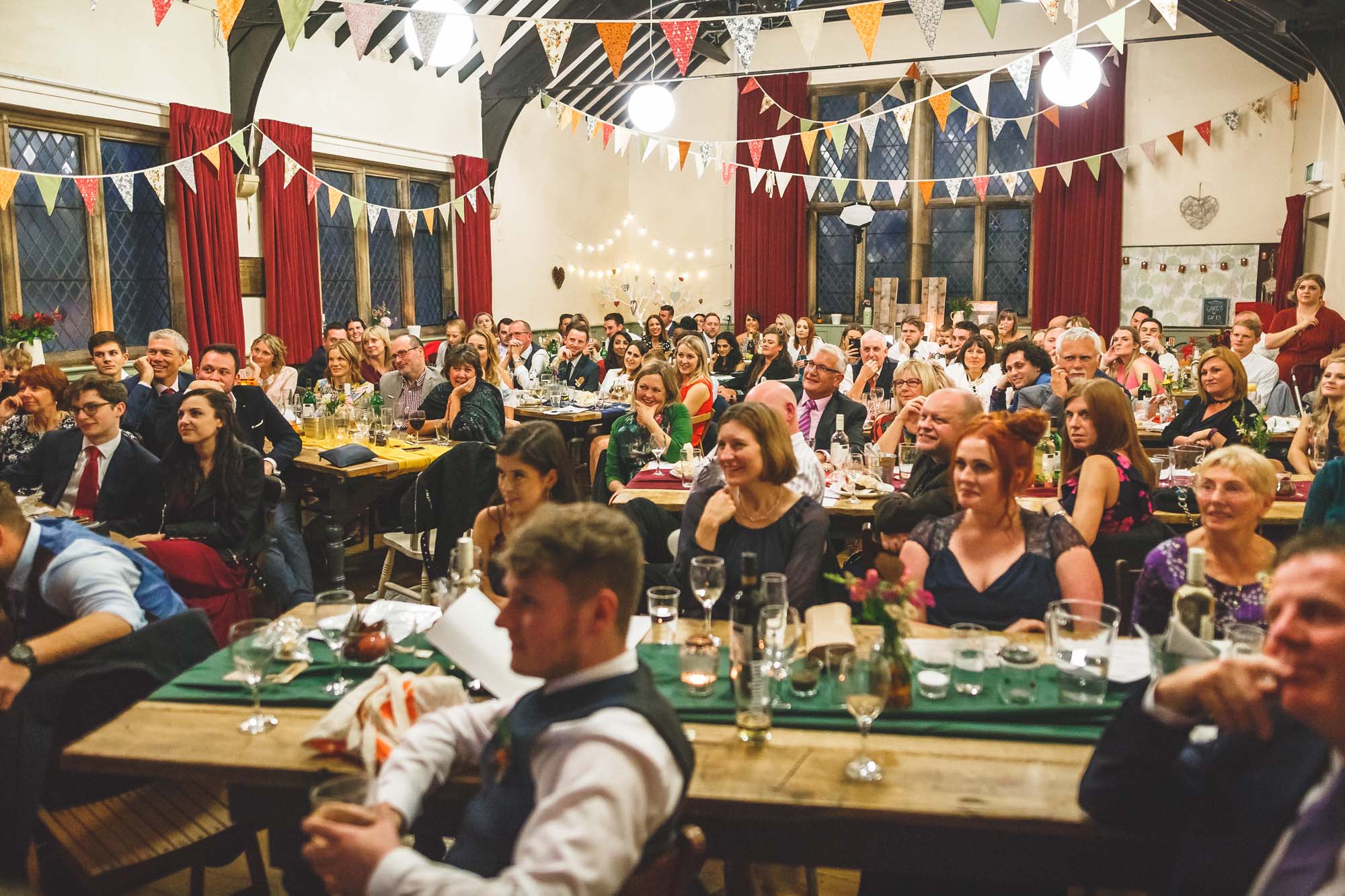 15 A colourful and delightful Yorkshire village hall wedding