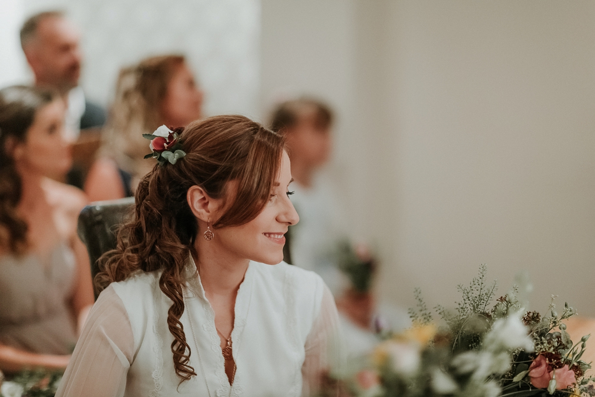 15 A vintage 1970s dress for an intimate and personal wedding in York