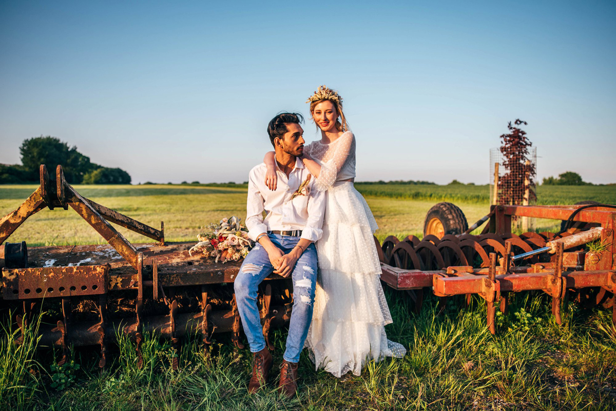 158 Whisky and roses bridal editorial - Whisky and Roses: A Delightful Barn Wedding Editorial 158 Whisky and roses bridal editorial