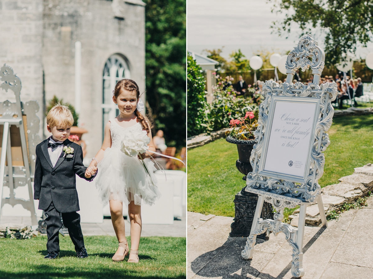 16 A Jesus Peiro gown for a Dorset castle wedding