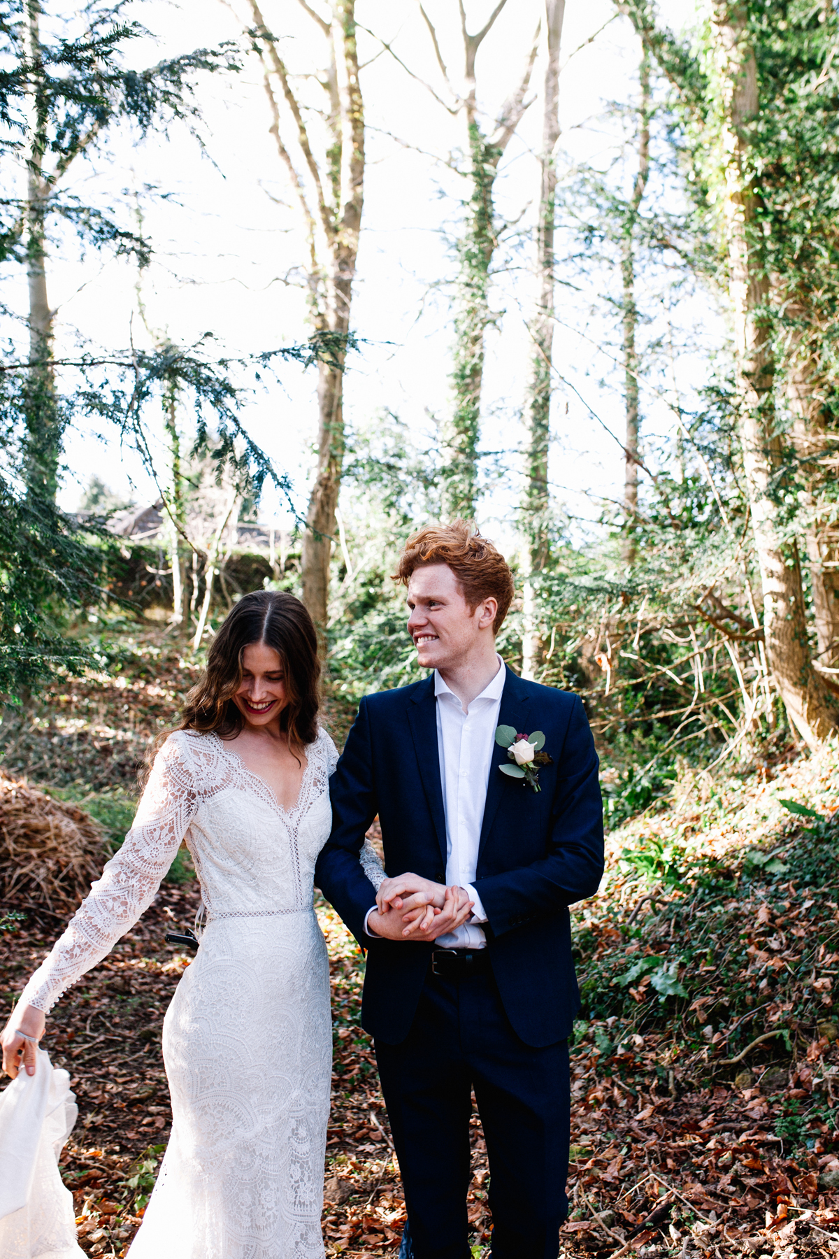 16 Hermione Harbutt Headpieces in a woodland wedding bridal editorial