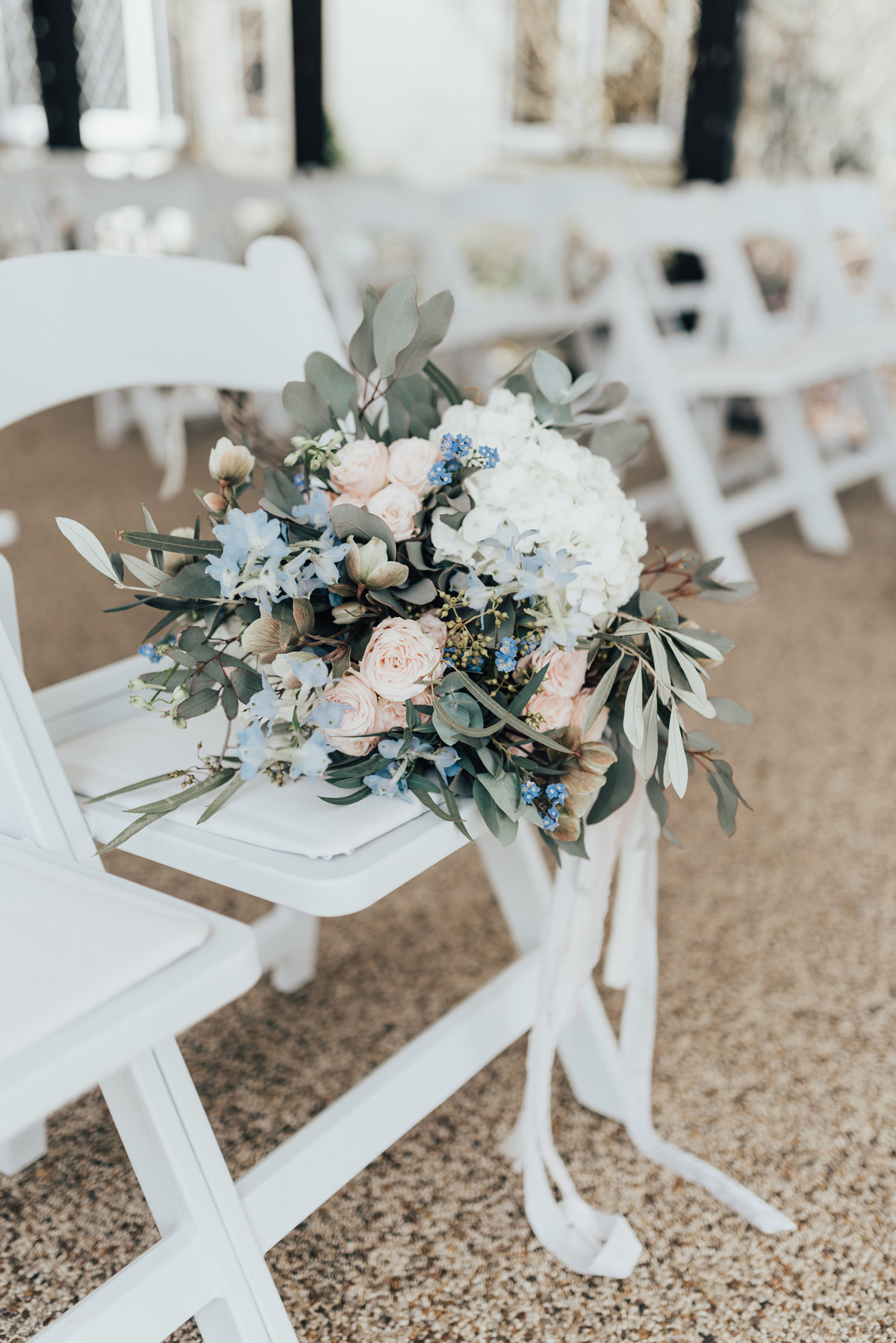 17 Something Blue wedding and bridal inspiration with a handpainted leather jacket