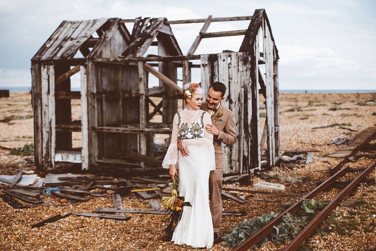 18 A quirky modern and colourful disused lighthouse wedding