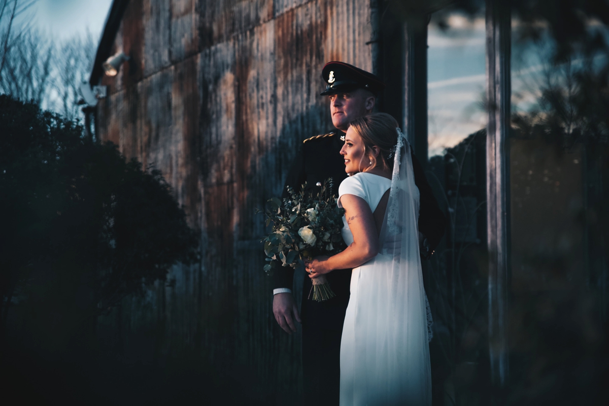 18 Pronovias winter barn Cotswolds wedding - Pronovias Elegance For a Timeless Winter Barn Wedding in the Cotswolds 18 Pronovias winter barn Cotswolds wedding