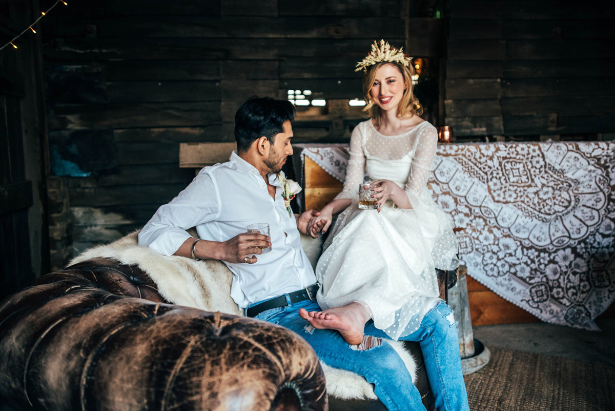 183 Whisky and roses bridal editorial - Whisky and Roses: A Delightful Barn Wedding Editorial 183 Whisky and roses bridal editorial