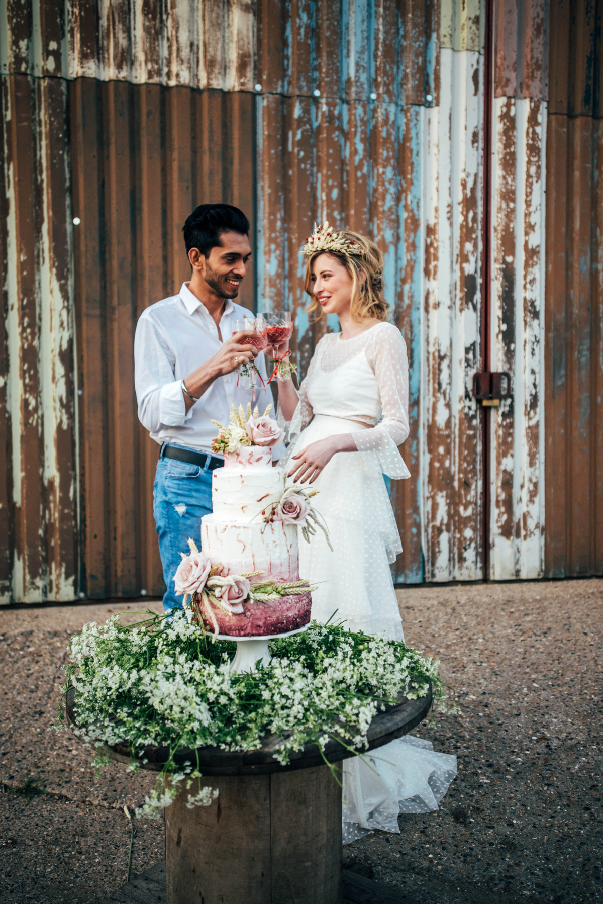 192 Whisky and roses bridal editorial - Whisky and Roses: A Delightful Barn Wedding Editorial 192 Whisky and roses bridal editorial