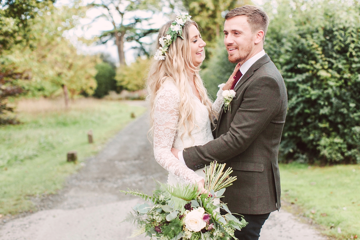 2 A botanical inspired village hall wedding