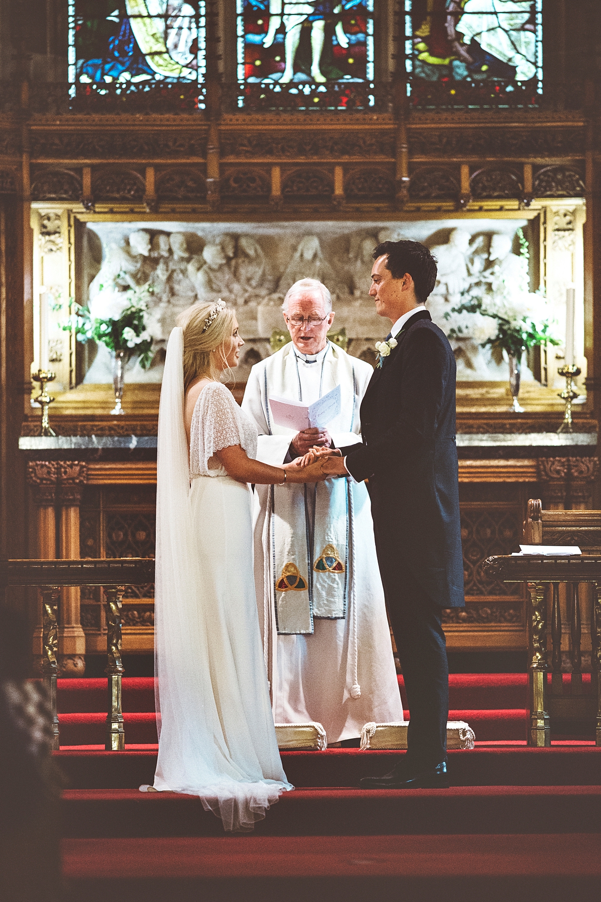 20 A Flora bride dress for a natural and rustic barn wedding in Shropshire