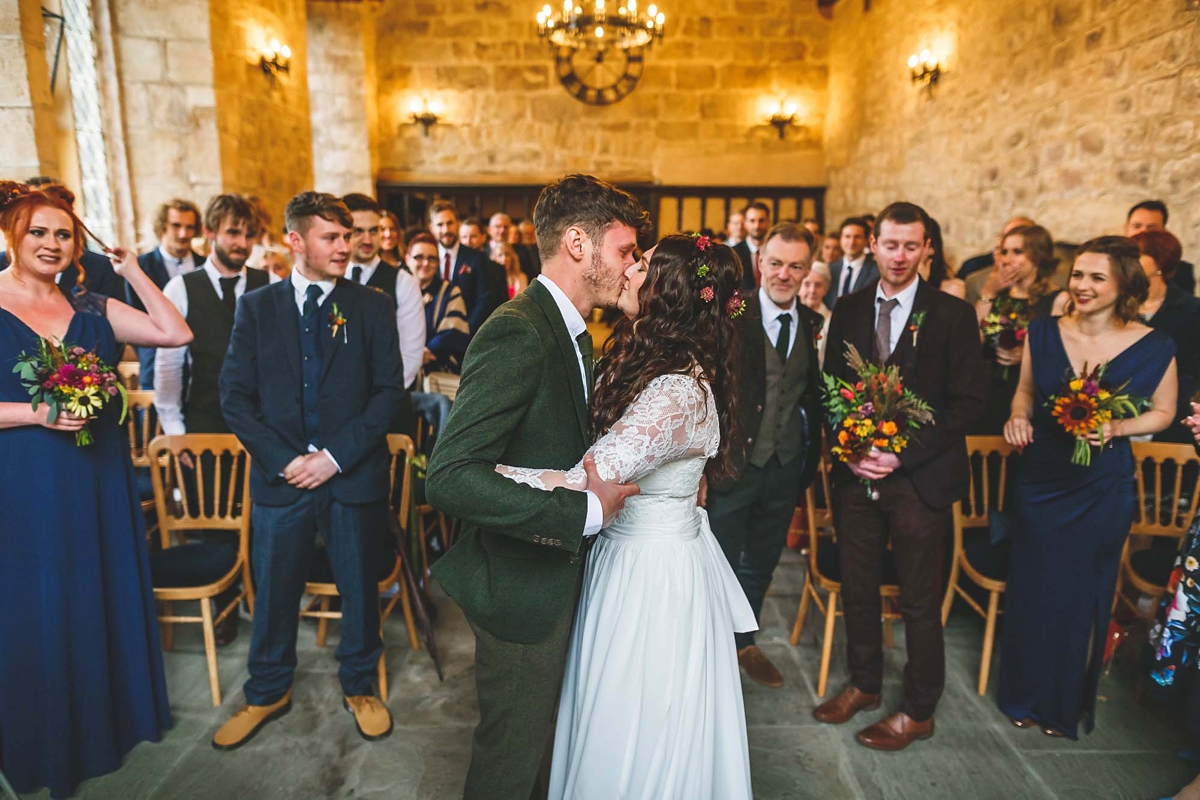 20 A fun and colourful village hall wedding in Yorkshire