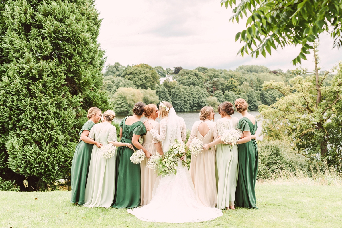 22 A botanical inspired village hall wedding