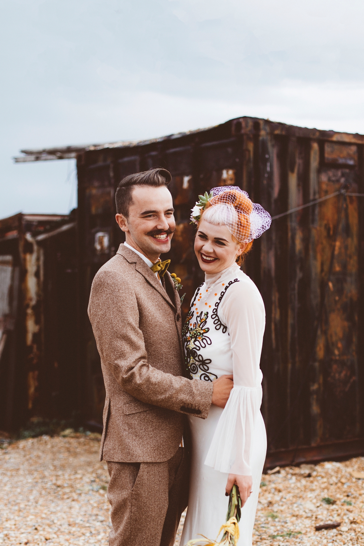 22 A quirky modern and colourful disused lighthouse wedding