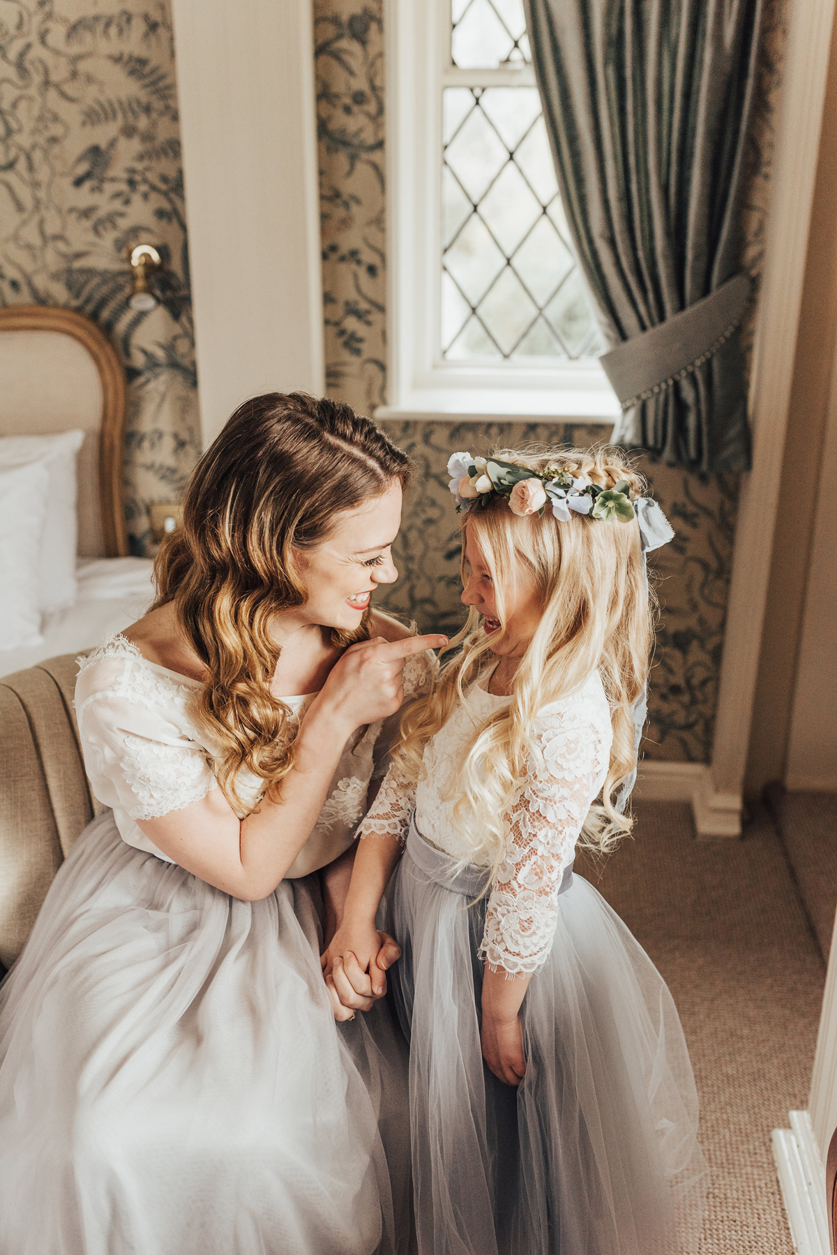 22 Something Blue wedding and bridal inspiration with a handpainted leather jacket