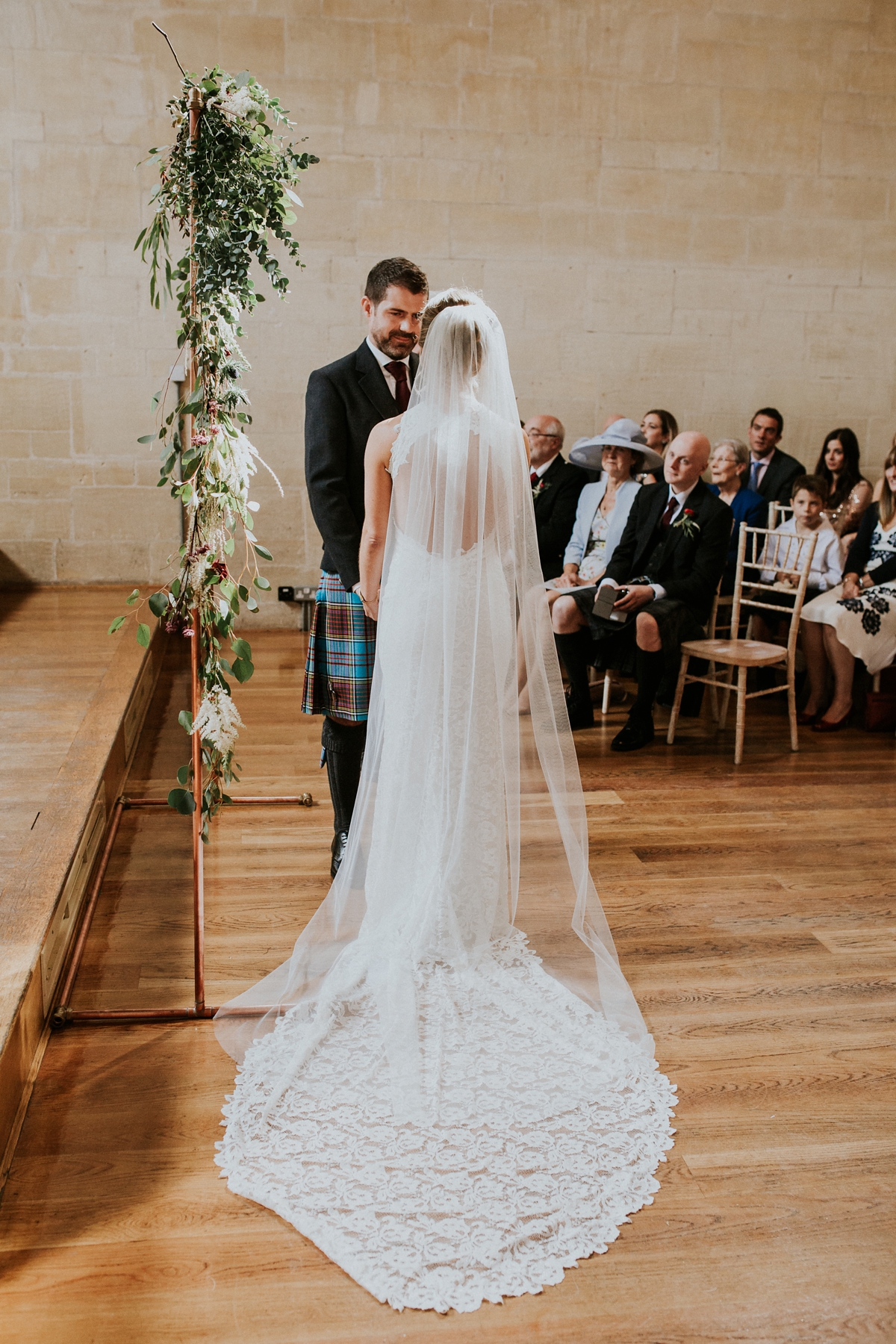 25 A Grace Loves Lace bride and her elegant Welsh castle wedding