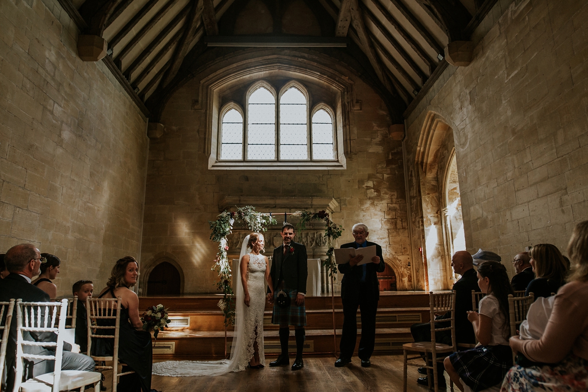 26 A Grace Loves Lace bride and her elegant Welsh castle wedding