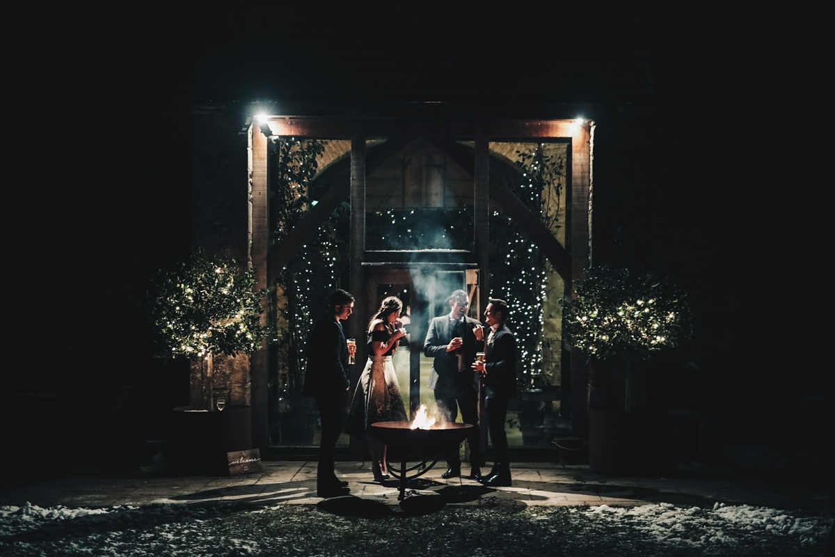 26 Pronovias winter barn Cotswolds wedding - Pronovias Elegance For a Timeless Winter Barn Wedding in the Cotswolds 26 Pronovias winter barn Cotswolds wedding