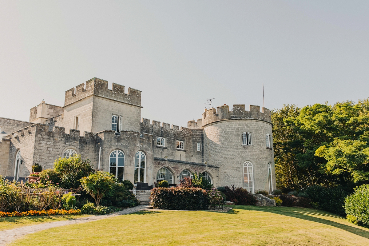 27 A Jesus Peiro gown for a Dorset castle wedding