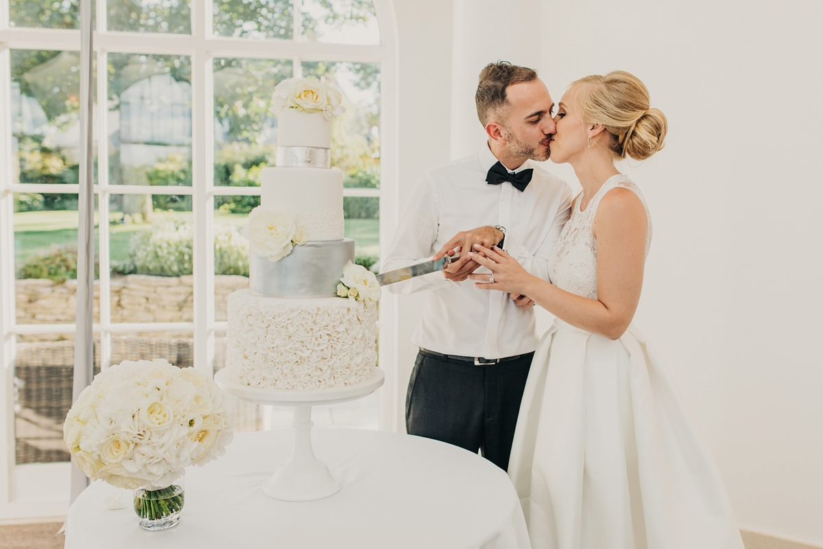 29 A Jesus Peiro gown for a Dorset castle wedding