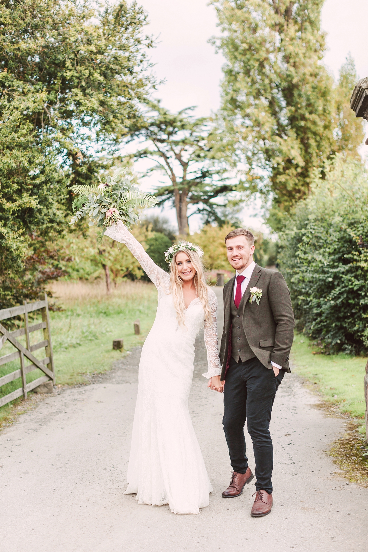 3 A botanical inspired village hall wedding