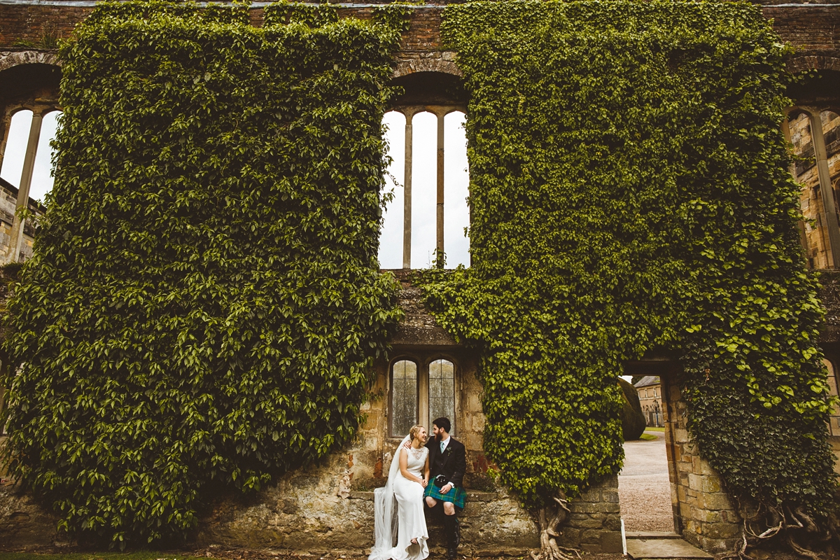 30 A Charlie Brear bride for a country house tipi wedding