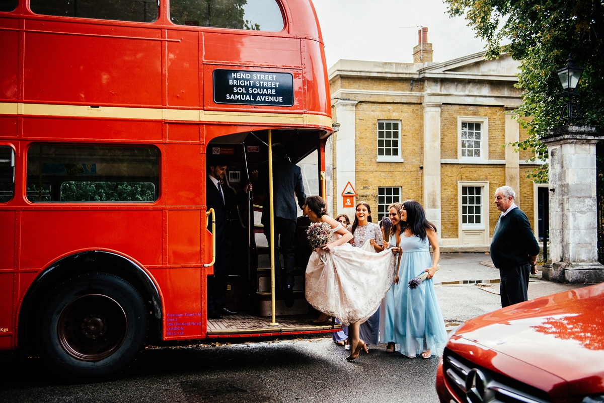 30 A blush pink Suzanne Harrington dress for a vintage inspired London pub wedding