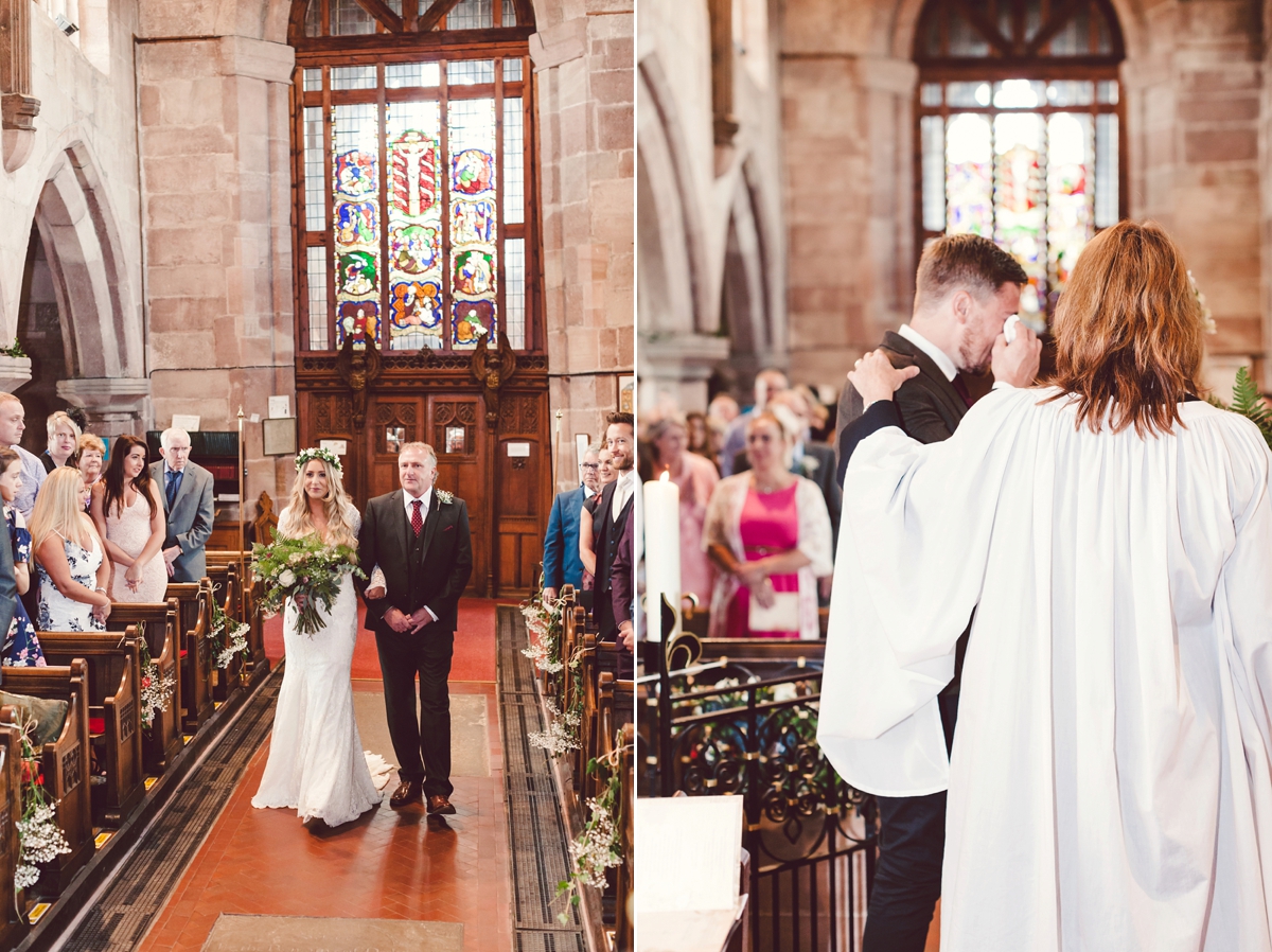 30 A botanical inspired village hall wedding