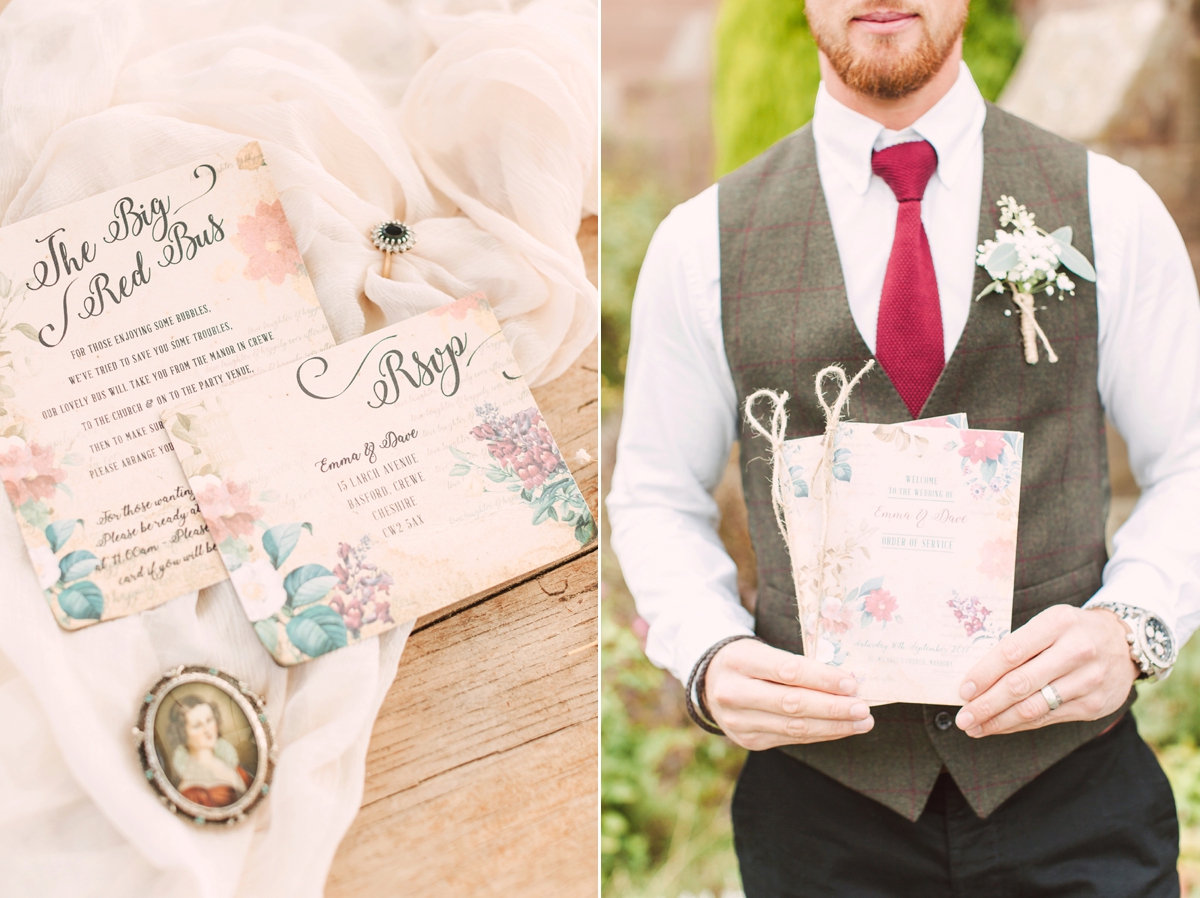 33 A botanical inspired village hall wedding