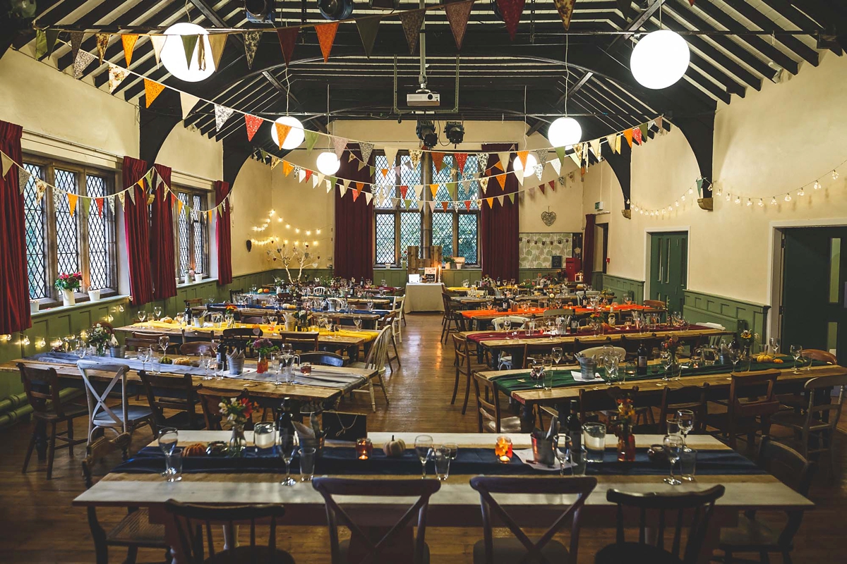 33 A fun and colourful village hall wedding in Yorkshire