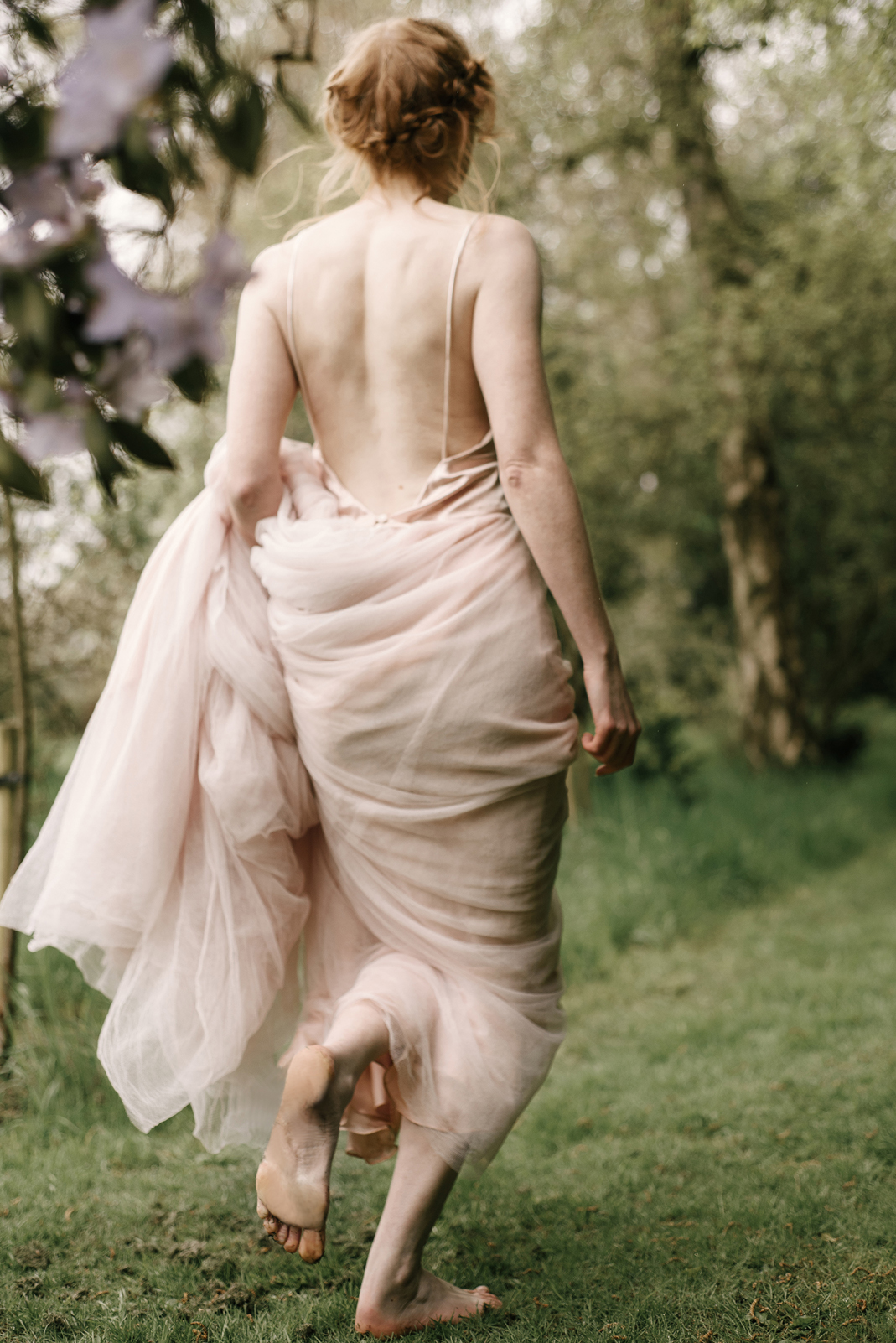33 Dreamy pale pink wedding dress and mother earth inspired editorial