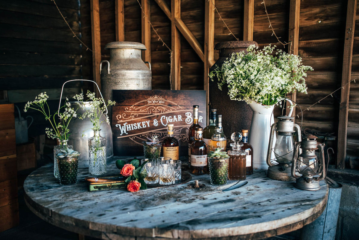 33 Whisky and roses bridal editorial - Whisky and Roses: A Delightful Barn Wedding Editorial 33 Whisky and roses bridal editorial