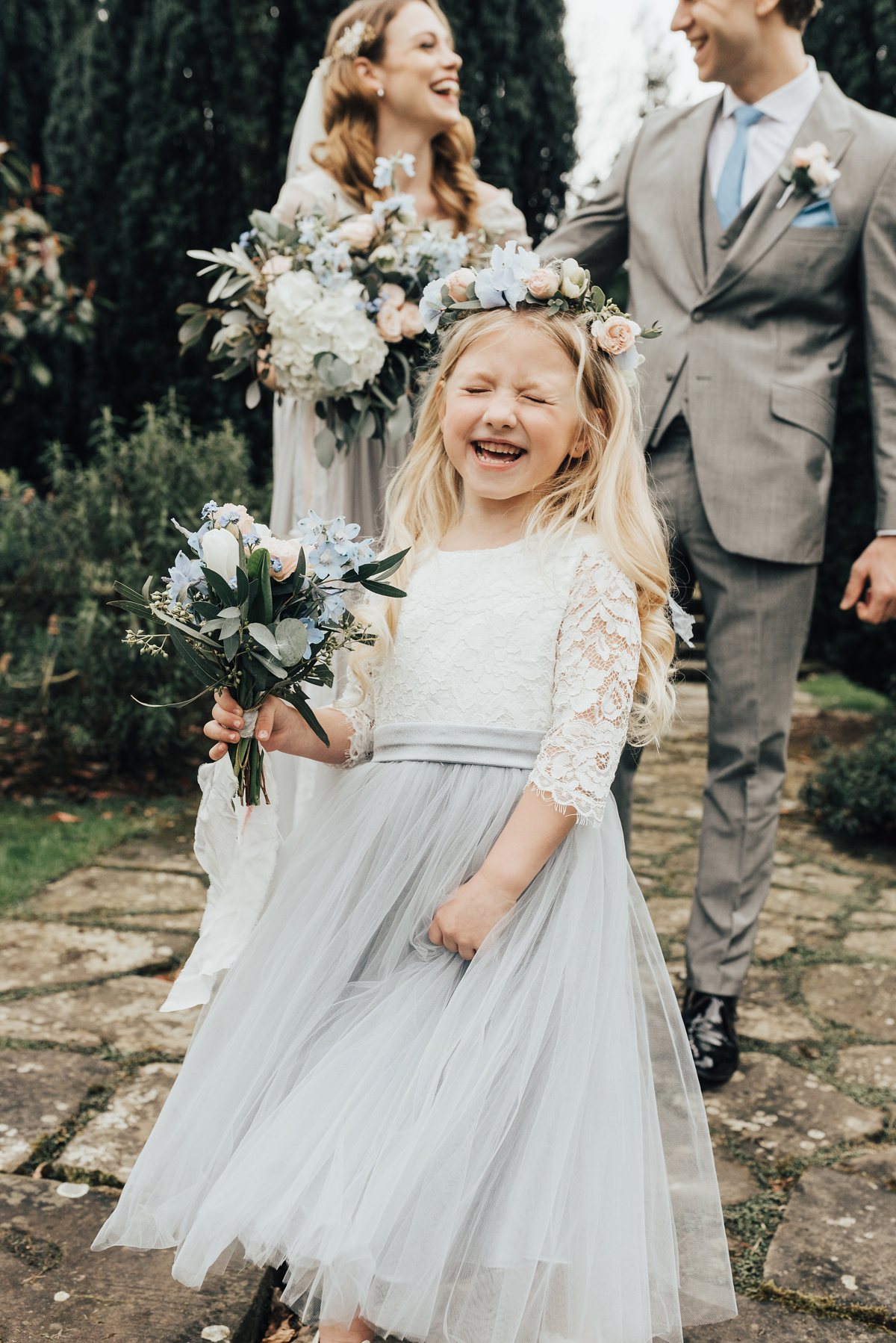 37 Something Blue wedding and bridal inspiration with a handpainted leather jacket