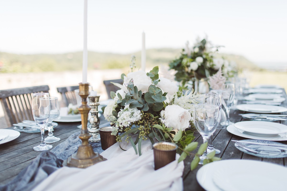 38 A natural and elegant French countryside editorial featuring Charlie Brear and Pronovias
