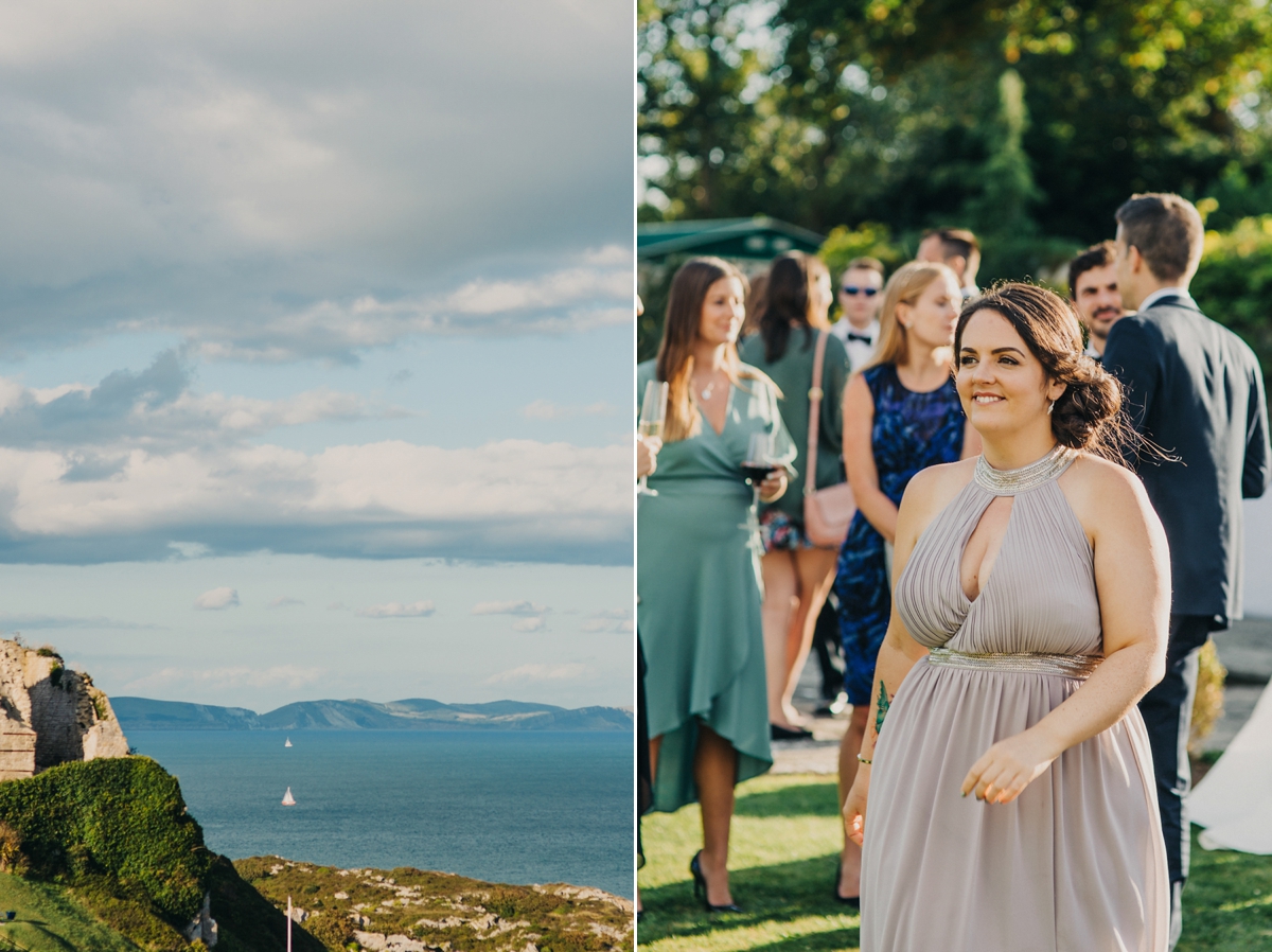 39 A Jesus Peiro gown for a Dorset castle wedding