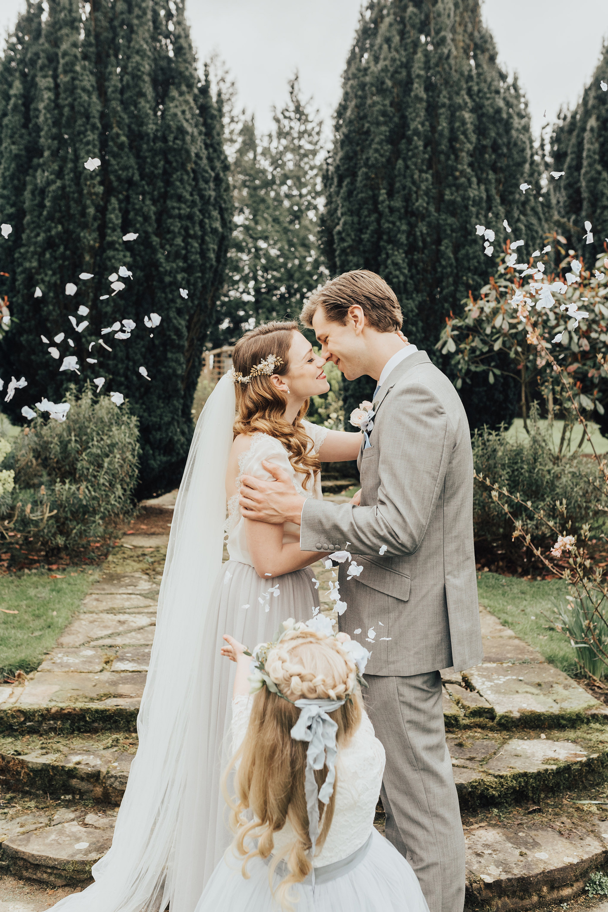 39 Something Blue wedding and bridal inspiration with a handpainted leather jacket